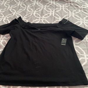 4xl black foxy off shoulder